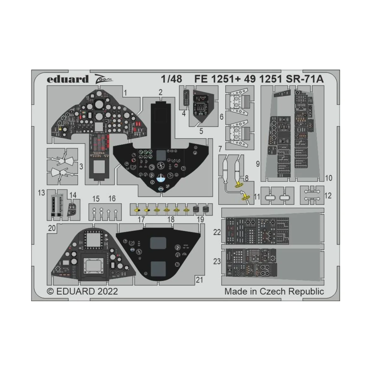 SR-71A for REVELL, 1/48 - Eduard Accessories FE1251