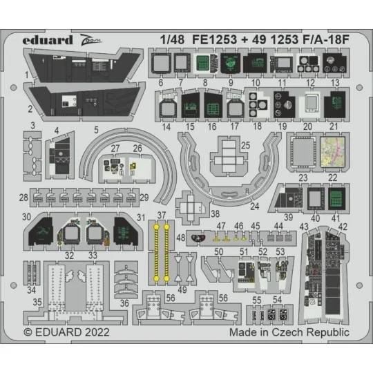 F/A-18F for MENG - Eduard Accessories FE1253
