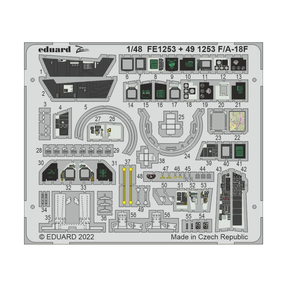 F/A-18F for MENG - Eduard Accessories FE1253
