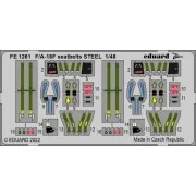 F/A-18F seatbelts STEEL for HOBBY BOSS, 1/48 - Eduard Accessories F...