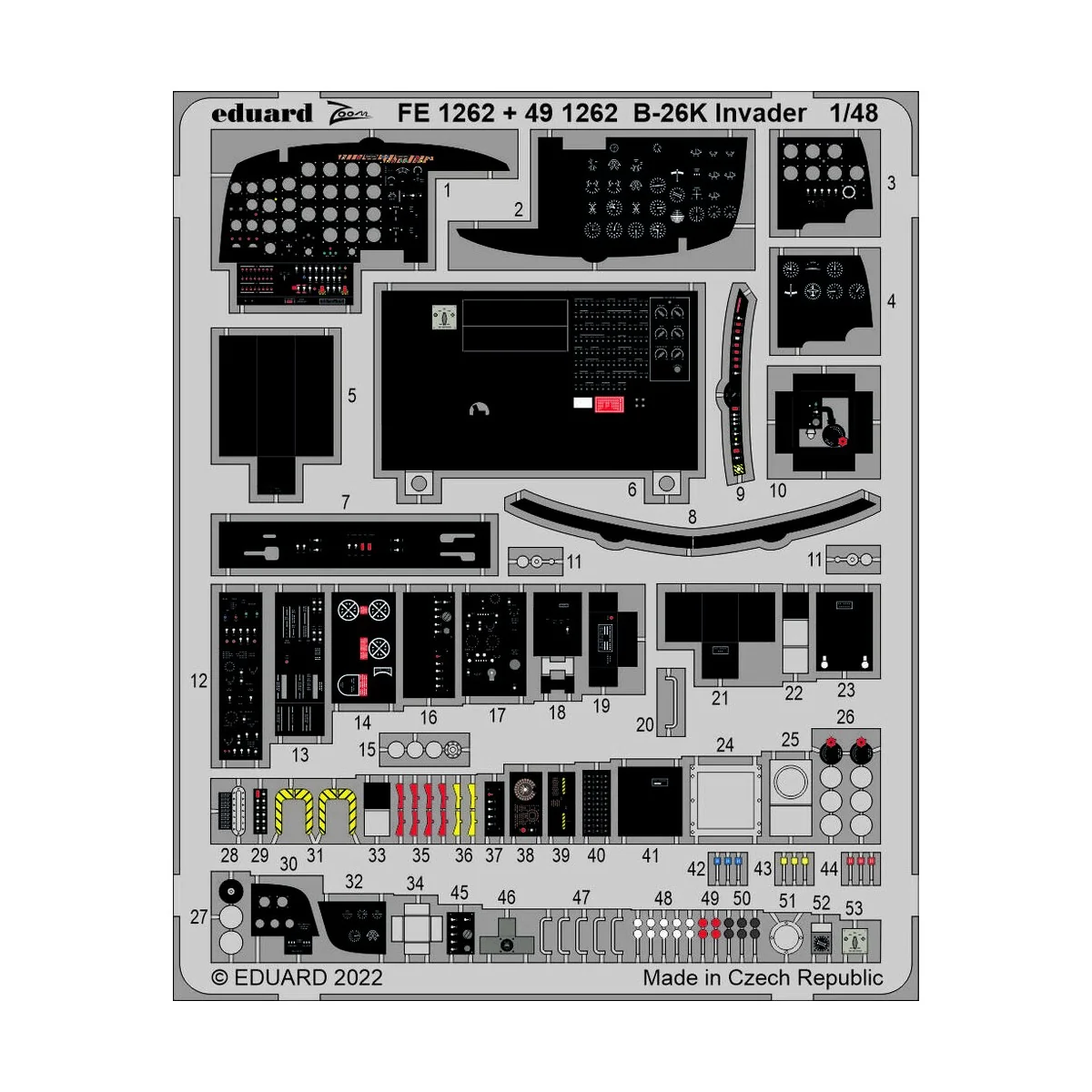 B-26K Invader for ICM - Eduard Accessories FE1262