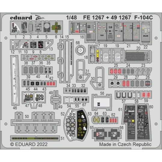 F-104C, 1/48 - Eduard Accessories FE1267