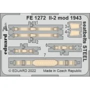 Il-2 mod. 1943 seatbelts STEEL, 1/48 - Eduard Accessories FE1272 Il-2 mod. 1943 seatbelts STEEL, 1/48 - Eduard Accessories FE1272