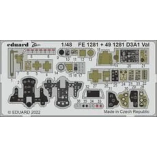 D3A1 Val, 1/48 - Eduard Accessories FE1281