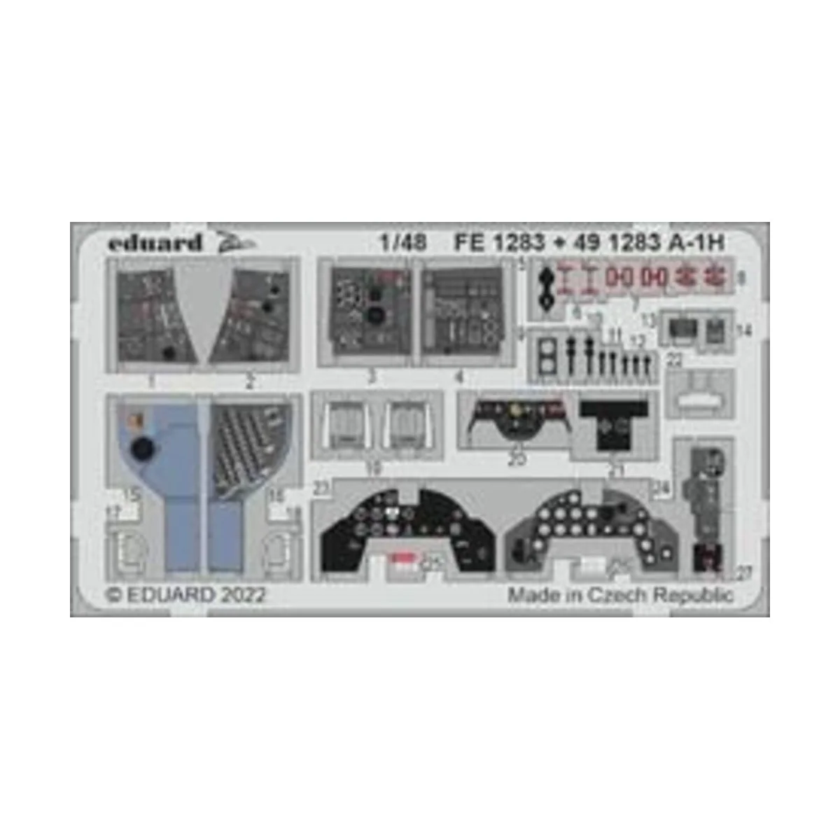 A-1H, 1/48 - Eduard Accessories FE1283