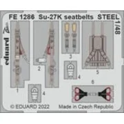 Su-27K seatbelts STEEL, 1/48 - Eduard Accessories FE1286
