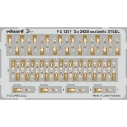 Go 242B seatbelts STEEL 1/48 - Eduard Accessories FE1287