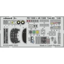 Yak-9D, 1/48 - Eduard Accessories FE1300