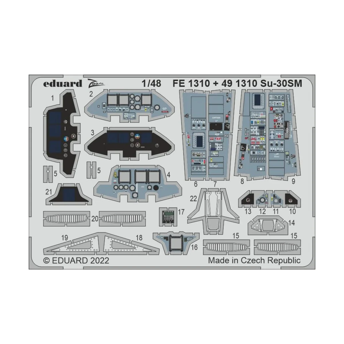 Su-30SM for GREAT WALL HOBY - Eduard Accessories FE1310