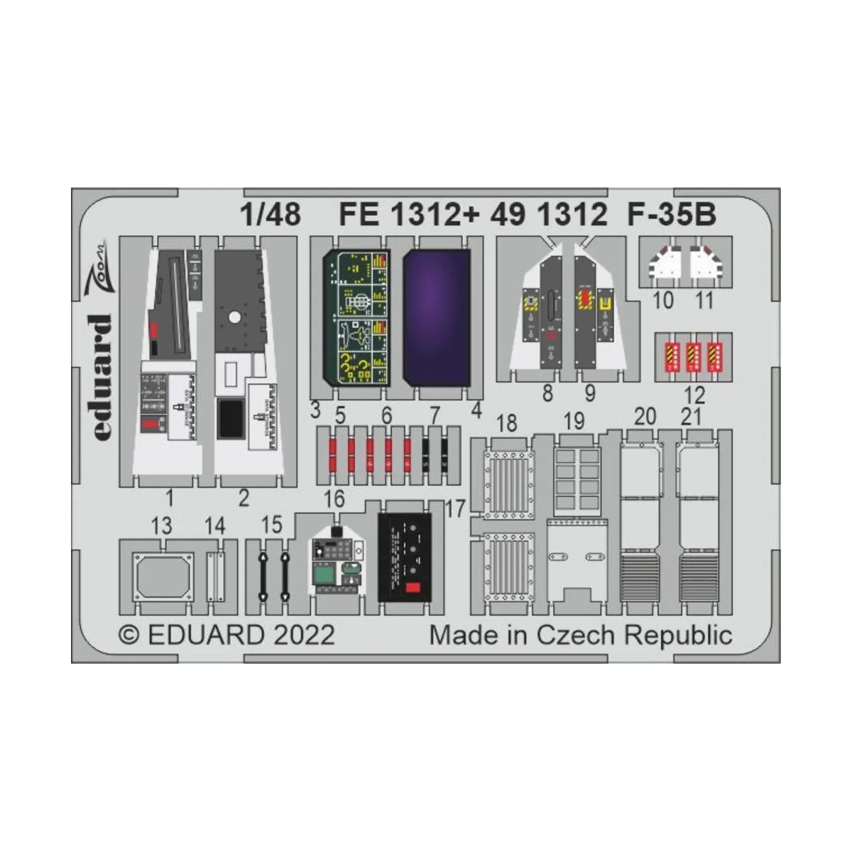 F-35B for ITALERI, 1/48 - Eduard Accessories FE1312