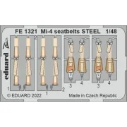 Mi-4 seatbelts STEEL for TRUMPETER - Eduard Accessories FE1321