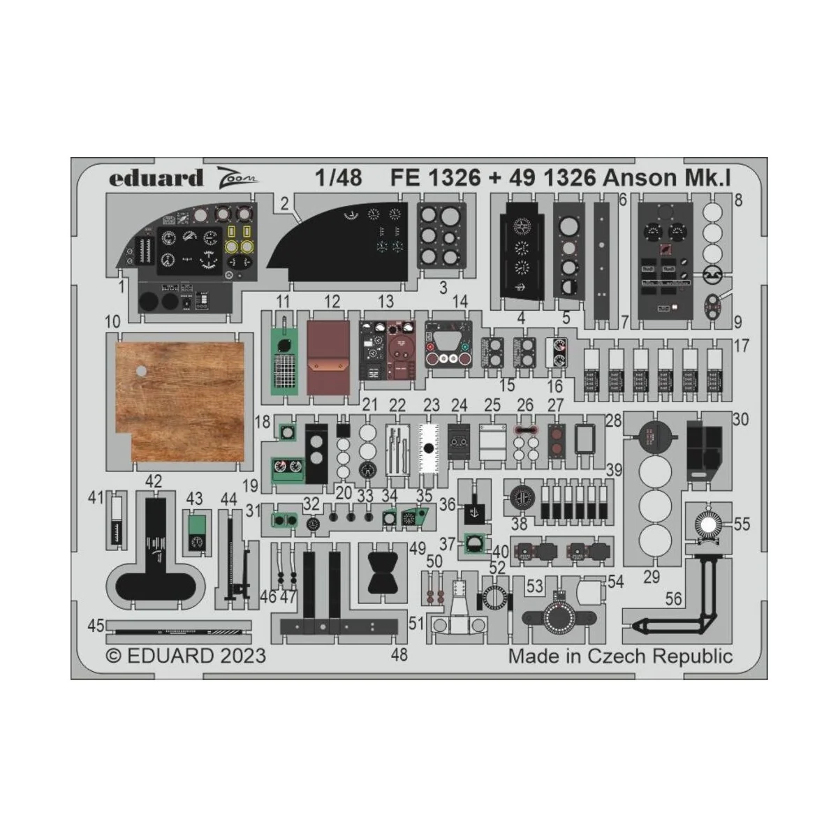 Anson Mk.I 1/48 for AIRFIX, 1/48 - Eduard Accessories FE1326