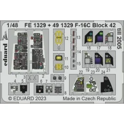 F-16C Block 42 till 2005 1/48 for KINETIC - Eduard Accessories FE1329