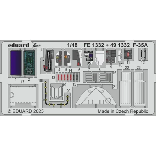 F-35A 1/48 for TAMIYA, 1/48 - Eduard Accessories FE1332