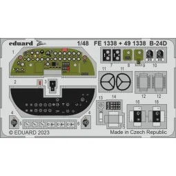 B-24D 1/48 REVELL, 1/48 - Eduard Accessories FE1338