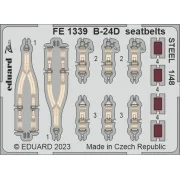 B-24D seatbelts STEEL 1/48 REVELL - Eduard Accessories FE1339