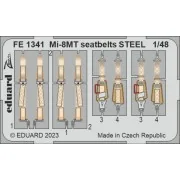 Mi-8MT seatbelts STEEL 1/48 ZVEZDA, 1/48 - Eduard Accessories FE1341