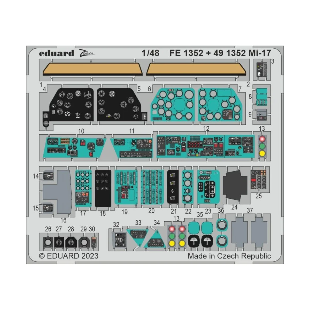 Mi-17 48 AMK, 1/48 - Eduard Accessories FE1352 Mi-17 48 AMK, 1/48 - Eduard Accessories FE1352