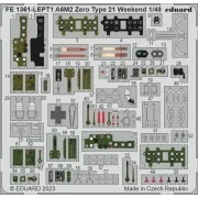 A6M2 Zero Type 21 Weekend 1/48 EDUARD - Eduard Accessories FE1361