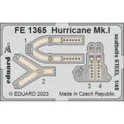 Hurricane Mk.I seatbelts STEEL 1/48 HOBBY BOSS - Eduard Accessories...