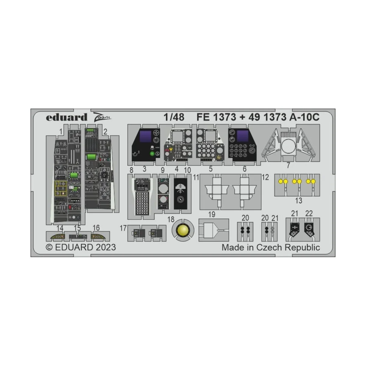 A-10C 1/48 ACADEMY - Eduard Accessories FE1373