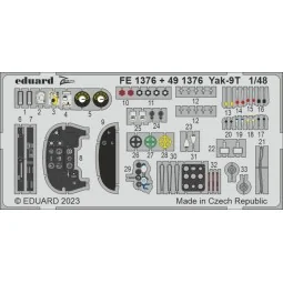 Yak-9T 1/48 ZVEZDA, 1/48 - Eduard Accessories FE1376