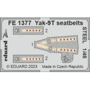 Yak-9T seatbelts STEEL 1/48 ZVEZDA, 1/48 - Eduard Accessories FE1377