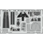 Hunter FGA.9 1/48 AIRFIX - Eduard Accessories FE1388