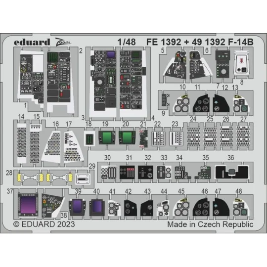 F-14B 1/48 GREAT WALL HOBBY, 1/48 - Eduard Accessories FE1392