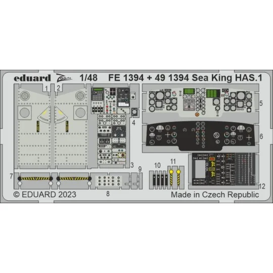 Sea King HAS.1 1/48 AIRFIX, 1/48 - Eduard Accessories FE1394