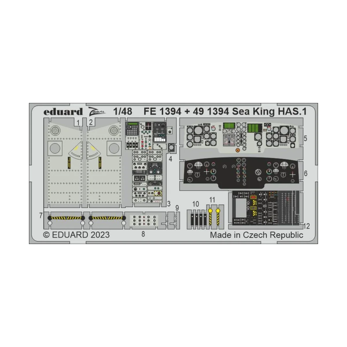 Sea King HAS.1 1/48 AIRFIX, 1/48 - Eduard Accessories FE1394