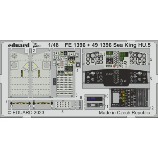 Sea King HU.5 1/48 AIRFIX - Eduard Accessories FE1396