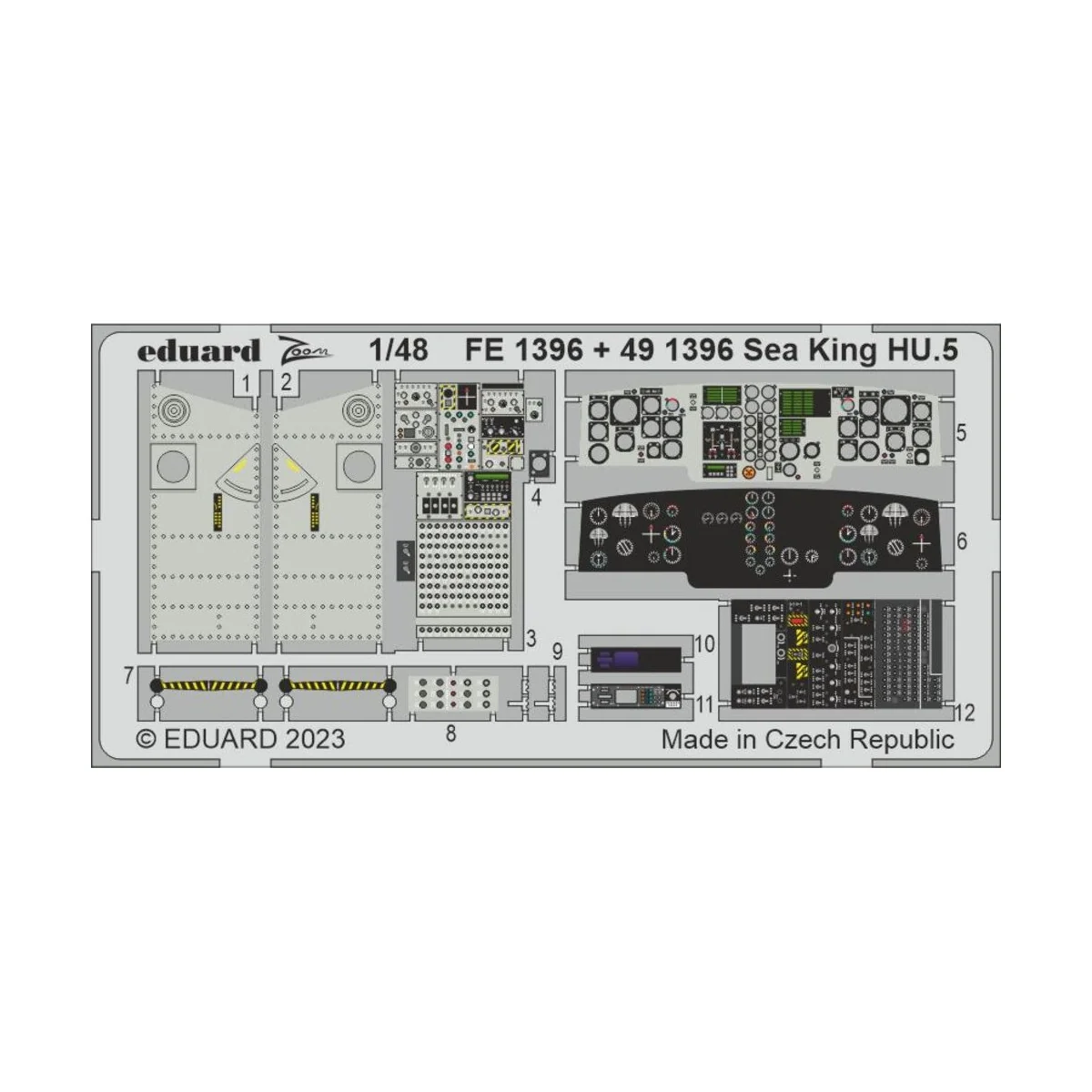 Sea King HU.5 1/48 AIRFIX, 1/48 - Eduard Accessories FE1396