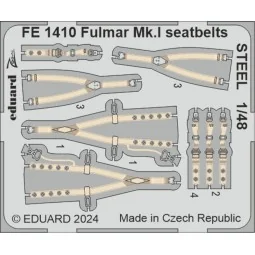 Fulmar Mk.I seatbelts STEEL, 1/48 - Eduard Accessories FE1410