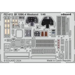 Bf 109K-4 Weekend 1/48 - Eduard Accessories FE1413