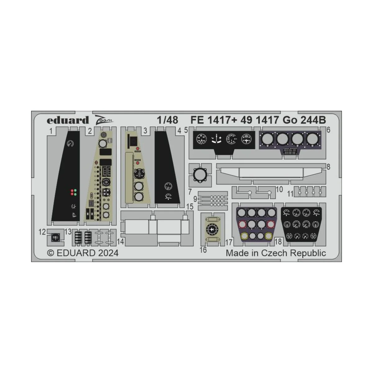 Go 244B 1/48 ICM - Eduard Accessories FE1417