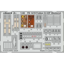 Fokker D.VIIF Weekend 1/48 EDUARD - Eduard Accessories FE1419