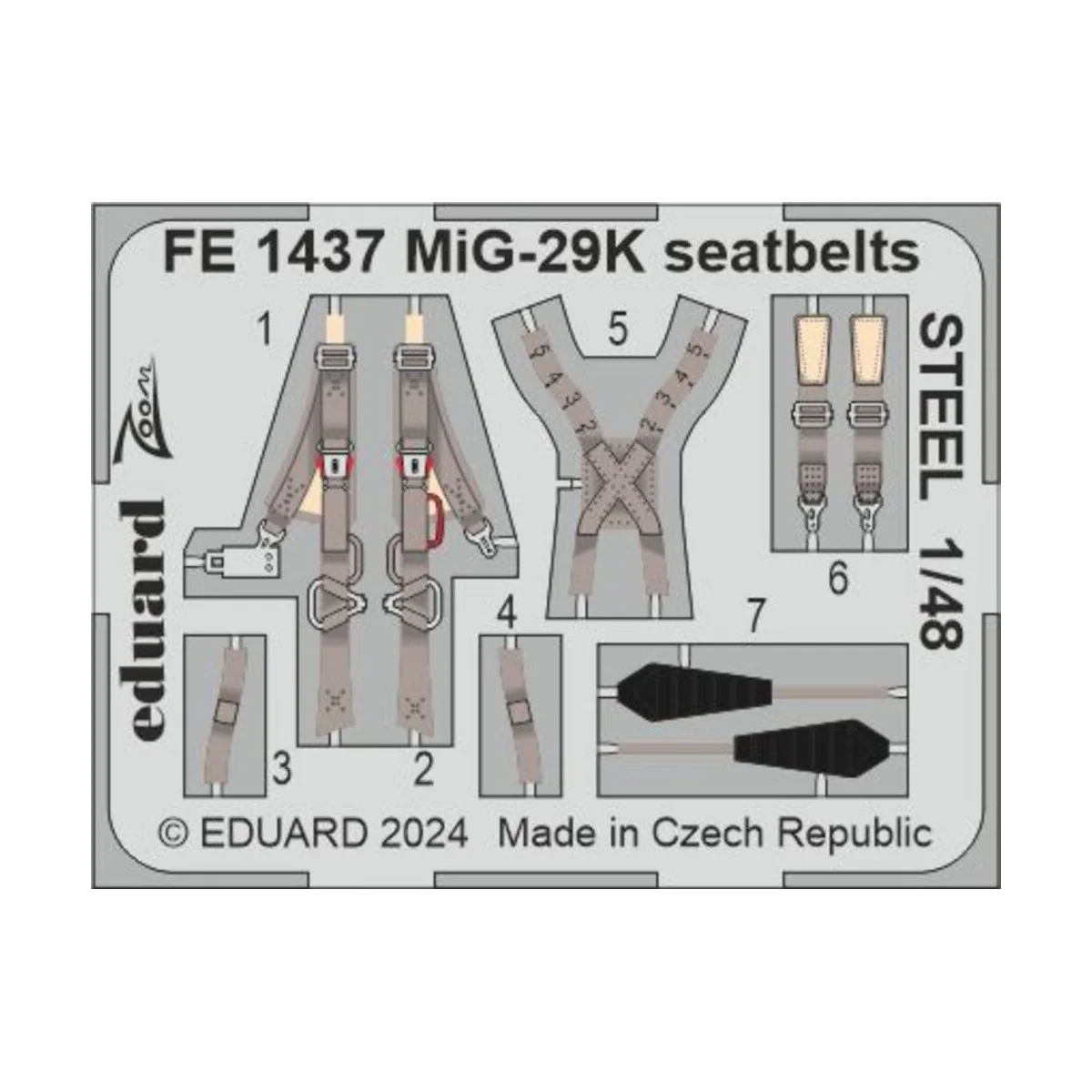 MiG-29K seatbelts STEEL 1/48 HOBBY BOSS, 1/48 - Eduard Accessories ... MiG-29K seatbelts STEEL 1/48 HOBBY BOSS, 1/48 - Eduard Accessories ...