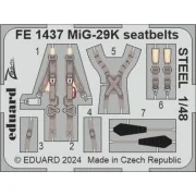 MiG-29K seatbelts STEEL 1/48 HOBBY BOSS, 1/48 - Eduard Accessories ... MiG-29K seatbelts STEEL 1/48 HOBBY BOSS, 1/48 - Eduard Accessories ...