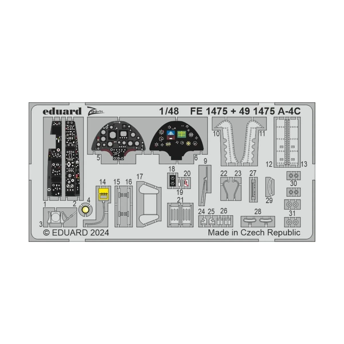 A-4C - Eduard Accessories FE1475