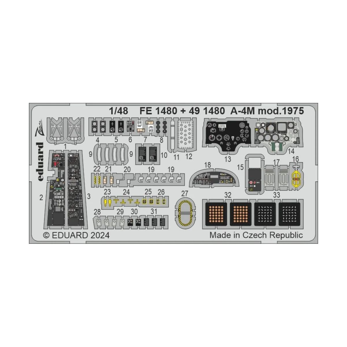 A-4M mod. 1975 MAGIC FACTORY - Eduard Accessories FE1480