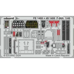 F-86A CLEAR PROP, 1/48 - Eduard Accessories FE1488