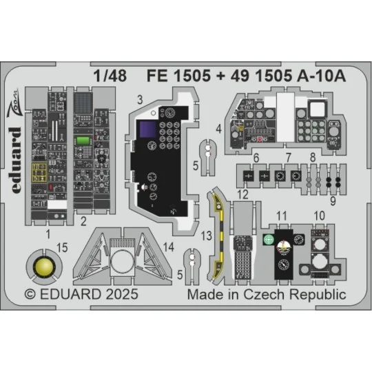 A-10A GREAT WALL HOBBY - Eduard Accessories FE1505