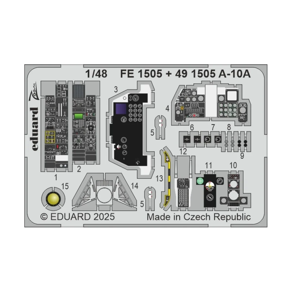A-10A GREAT WALL HOBBY - Eduard Accessories FE1505