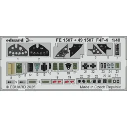 F4F-4 ACADEMY, 1/48 - Eduard Accessories FE1507