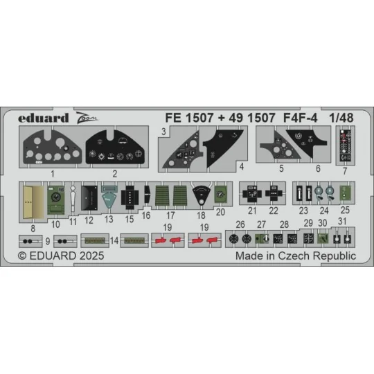 F4F-4 ACADEMY - Eduard Accessories FE1507