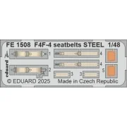 F4F-4 seatbelts STEEL ACADEMY - Eduard Accessories FE1508