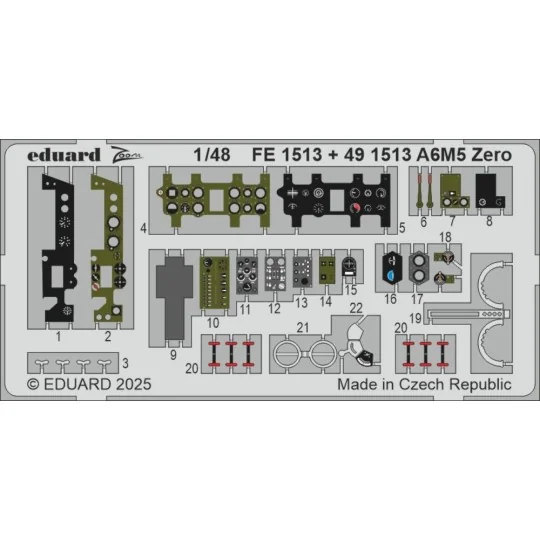 A6M5 Zero FINE MOLDS - Eduard Accessories FE1513
