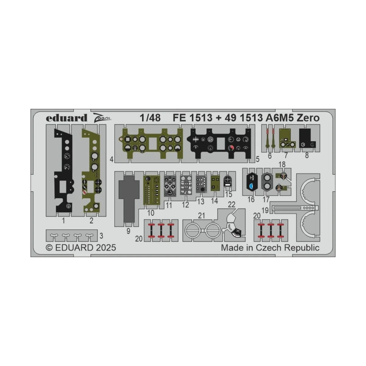 A6M5 Zero FINE MOLDS - Eduard Accessories FE1513