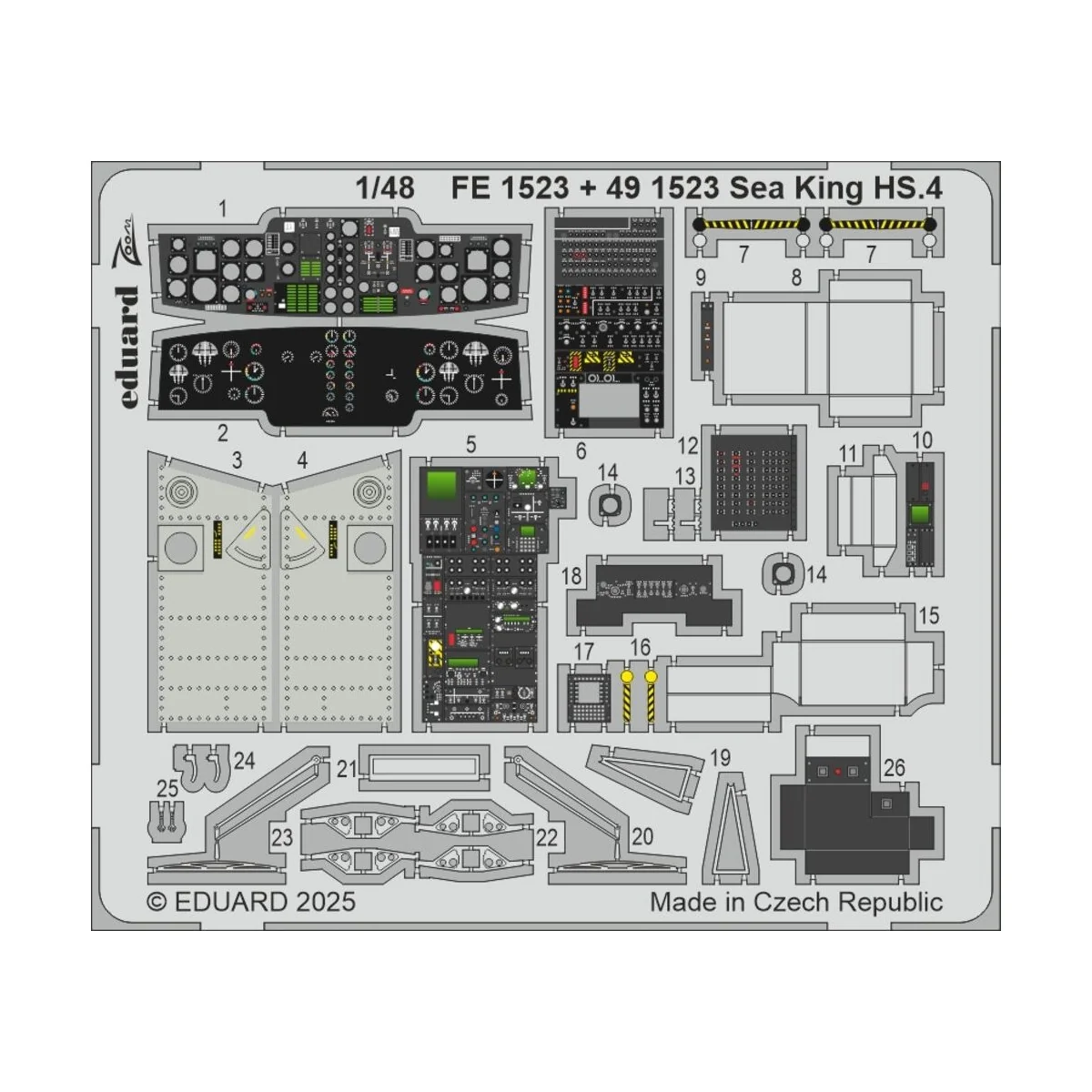 Sea King HC.4 AIRFIX - Eduard Accessories FE1523